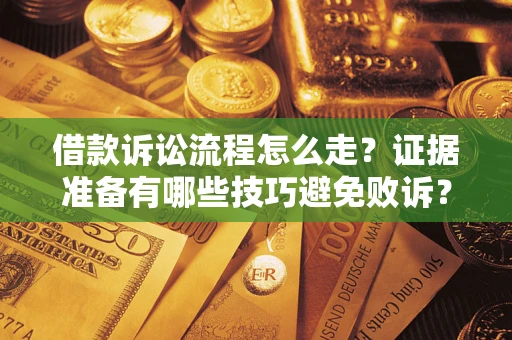 武汉借款诉讼流程怎么走？证据准备有哪些技巧避免败诉？