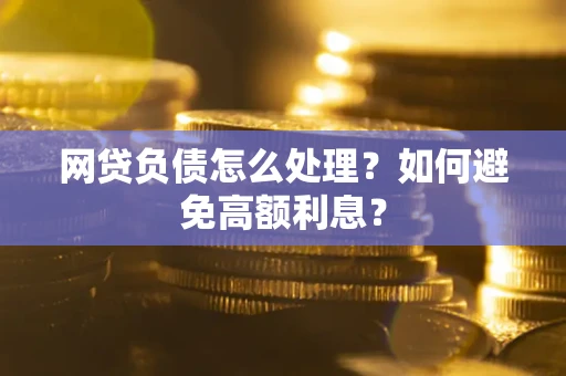 武汉网贷负债怎么处理？如何避免高额利息？