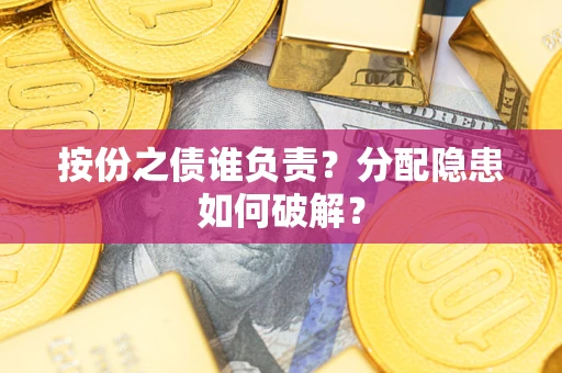武汉按份之债谁负责？分配隐患如何破解？