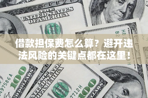 武汉借款担保费怎么算？避开违法风险的关键点都在这里！