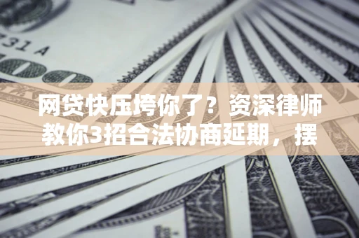 武汉网贷快压垮你了？资深律师教你3招合法协商延期，摆脱暴力催收！