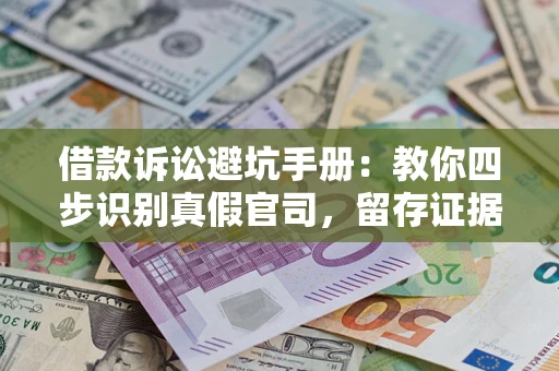 武汉借款诉讼避坑手册：教你四步识别真假官司，留存证据不踩雷