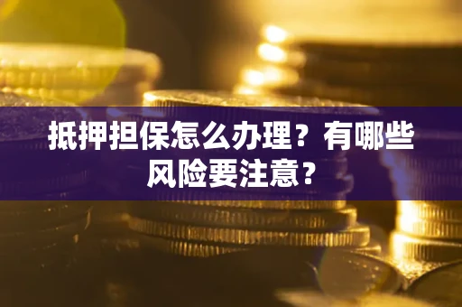 武汉抵押担保怎么办理？有哪些风险要注意？