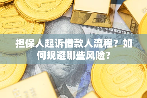 武汉担保人起诉借款人流程？如何规避哪些风险？