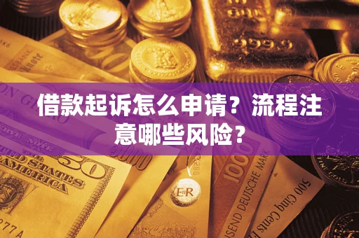 武汉借款起诉怎么申请？流程注意哪些风险？