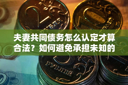 武汉夫妻共同债务怎么认定才算合法？如何避免承担未知的债务风险？