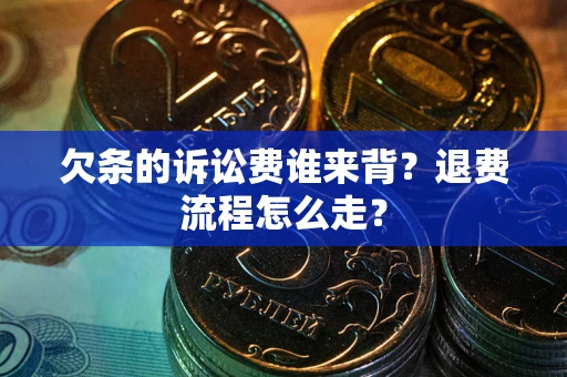 武汉欠条的诉讼费谁来背？退费流程怎么走？
